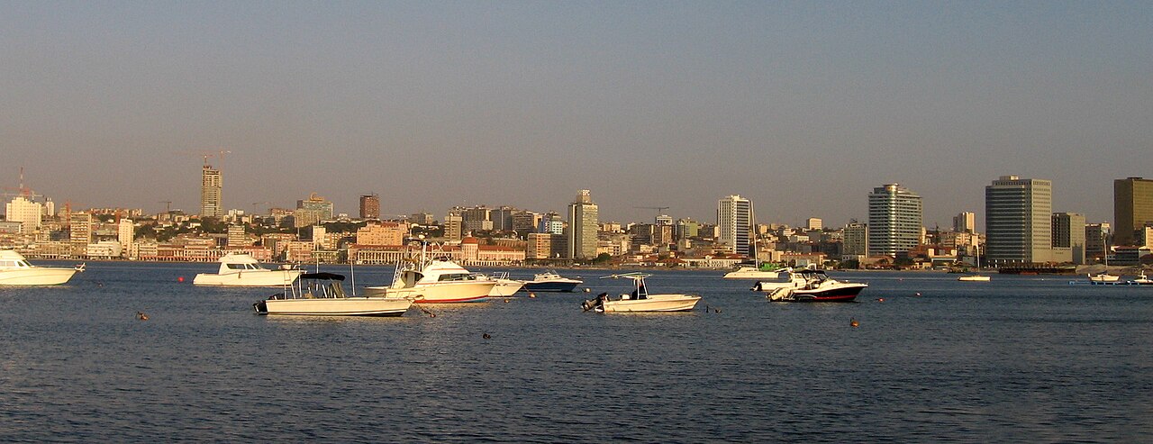 Luanda Bay and the waterfront in Angola